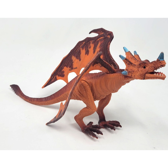 Vintage Kid Galaxy Posable Dragons Set of 6 - Fantasy Action Figure Lot - Picture 5 of 7